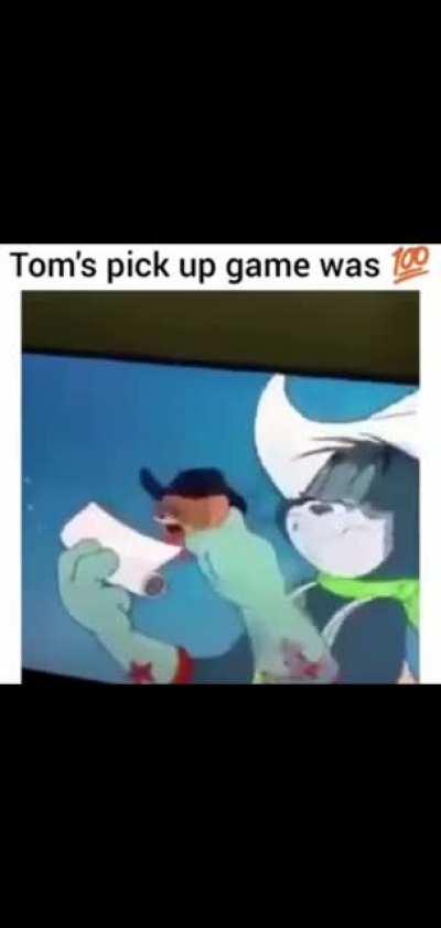 What in smooth cartoon flirtation