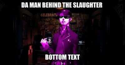 Da man behind the slaughter