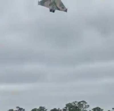 First take-off of remote control jet fighter