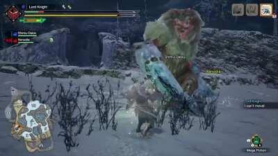 Goss Harag has to be the most badass Monster I've ever encountered! He has an unique interaction when you're stunned!