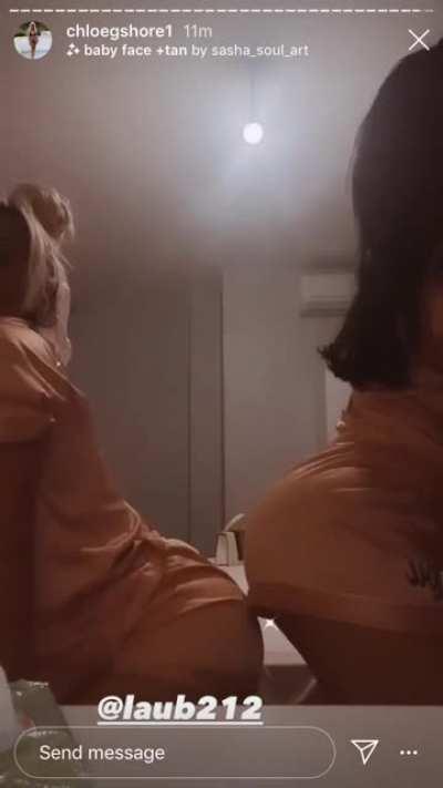 Twerking with a friend