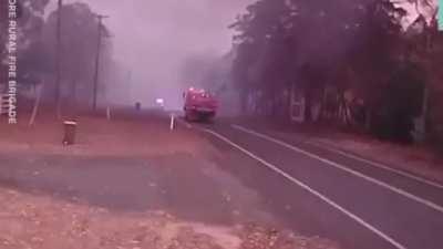 Surprised the fire trucks could handle the weight of their massive cojones