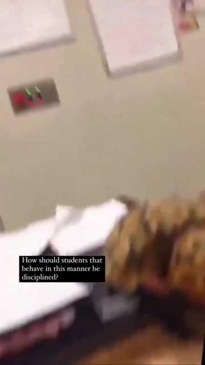 Teachers don’t get paid enough to deal with this 🙁