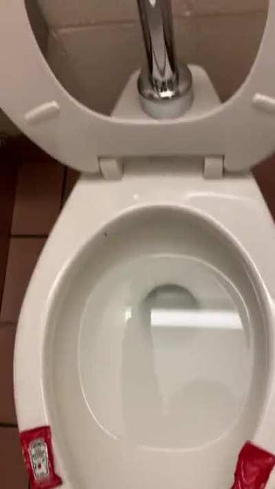 did this in the school washroom