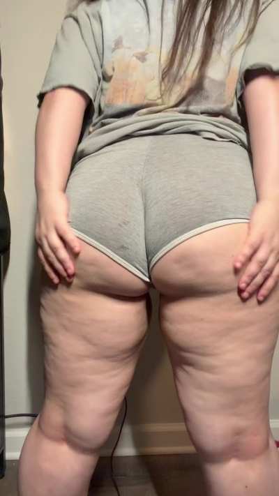 Just me and my grey booty shorts