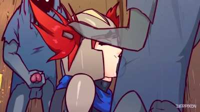 The cave creatures became to much to handle.