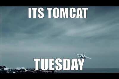 Damn the cost of operating swing wing aircraft, its tomcat Tuesday!