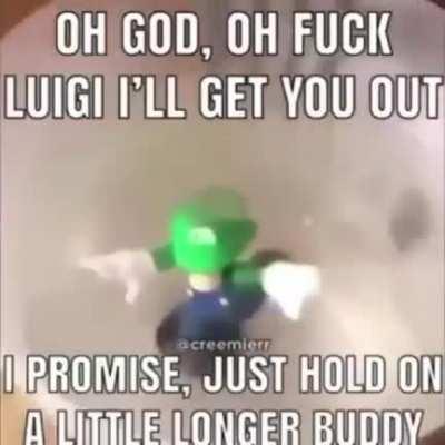 oh god luigi, i'll get you out