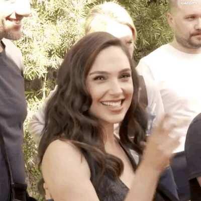 Gal Gadot pointing to you when she’s asked who she’d bring home after the interview...