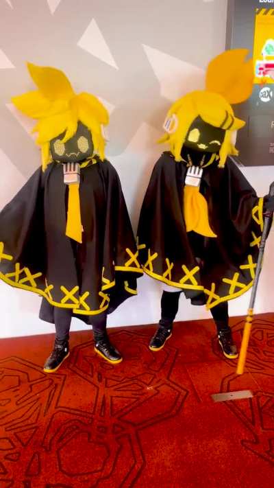 Our Ultra C Rin and Len cosplays