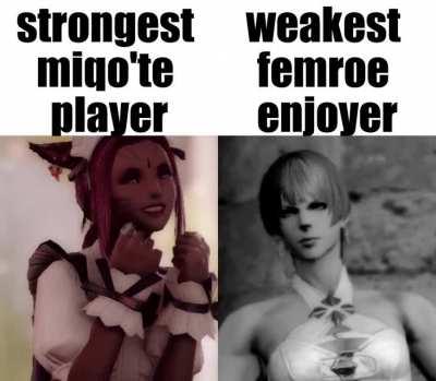 i love playing as miqo'te but i just wanted to make a funny meme