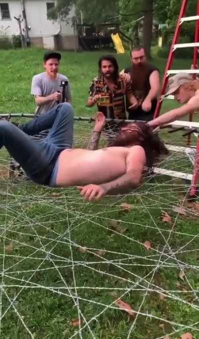 Trampoline jump.. sort of!