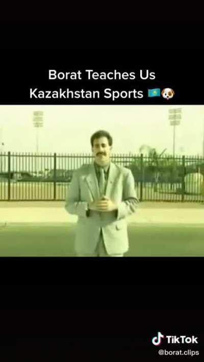 Borat teaches us Kazakhstan sports