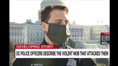 DC police officer accuses Trump supporters of virtue signaling their support for law and order