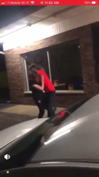 My guy literally got thrown in the glass