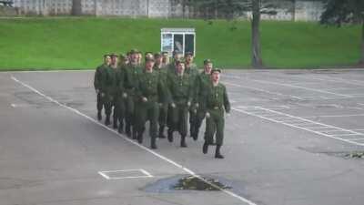 If you are having a bad day, here is the video of Russian soldiers singing 'Barbie Girl'
