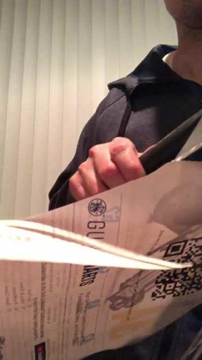 Sharpened with a KME. 18 dps Microbevel