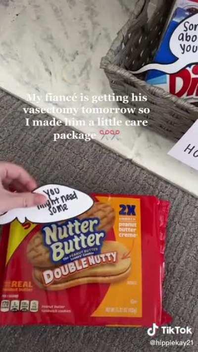 a nice vasectomy care package🥰🤗