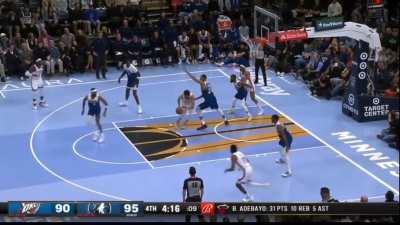 [Highlight] Rudy Gobert completely shuts down Chet Holmgren