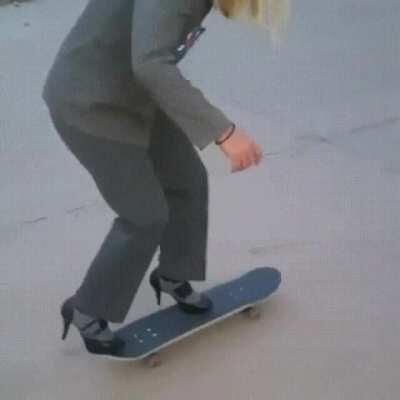 HMB while I skate in high heels