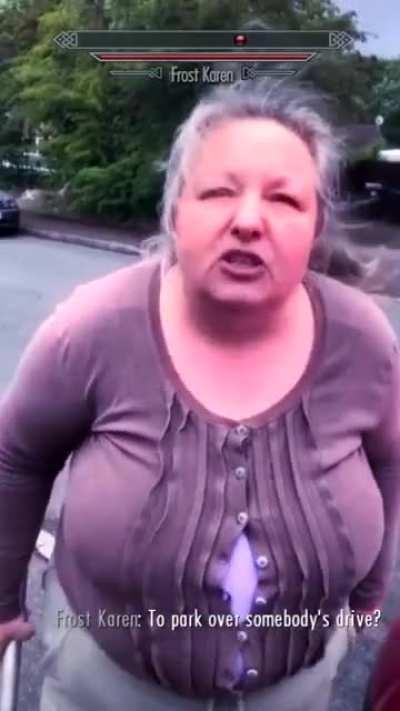 Shouldn’t have parked in front of High Hrothgar