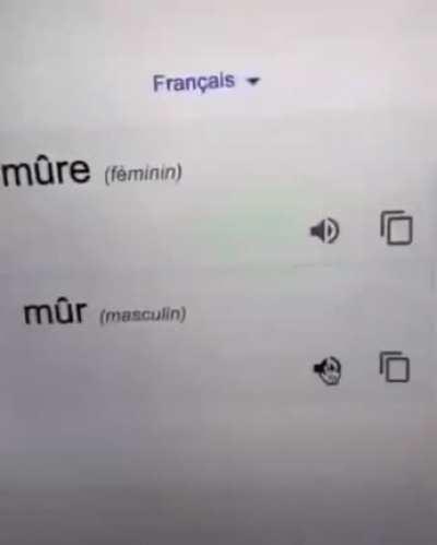 French is confusing...