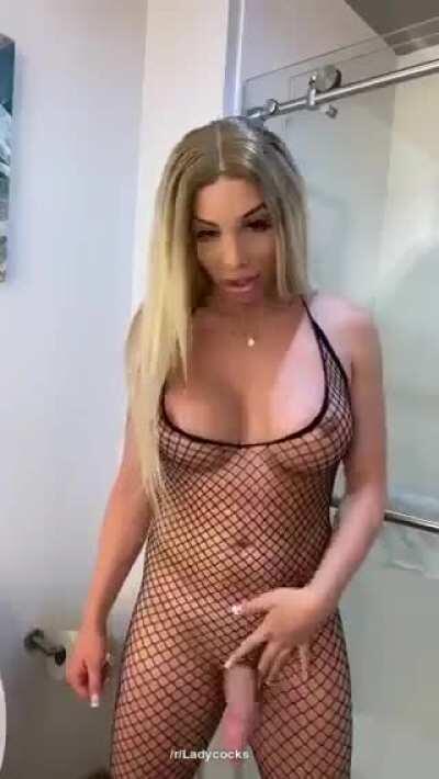 She looks so feminine that nobody will know you're playing the flute