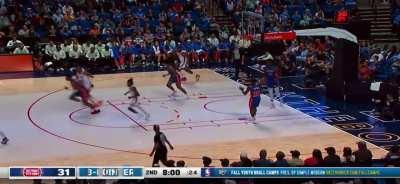 [Highlight] Chet Holmgren drills the three, then blocks a shot on the other end!