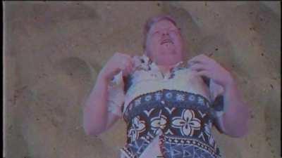 Surf Cop. Unlike other cops, he's not afraid to get a little wet.