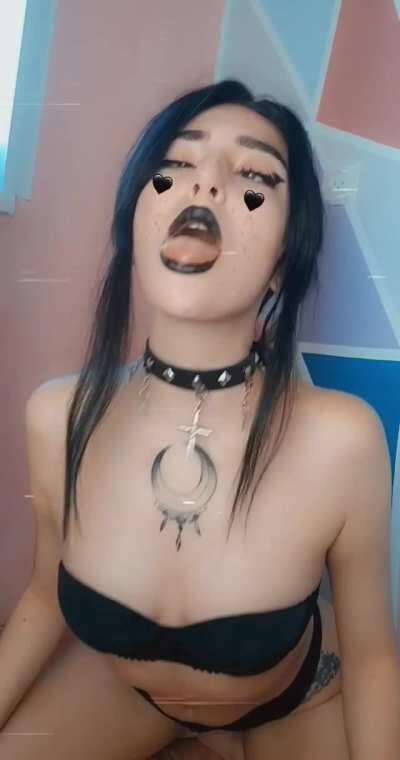 want to cum on my tongue?UwU