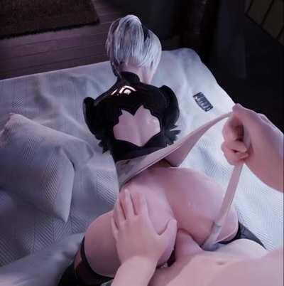 2B And Her Amazing Cloth Physics (No1) [Nier Automata]