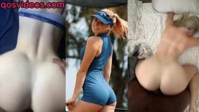 Golf girl on TikTok likes it from the back