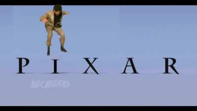 Abel as the Pixar lamp