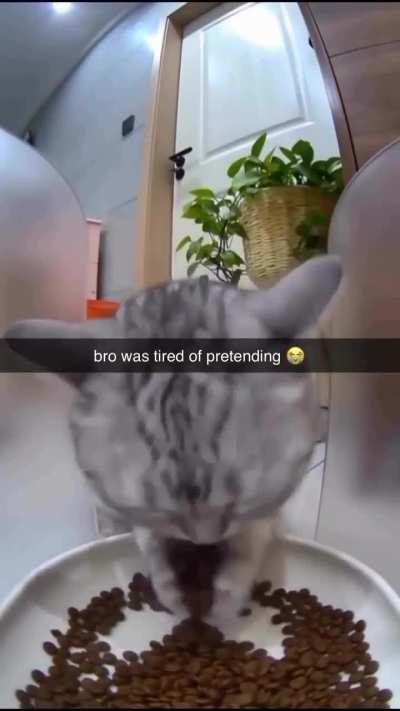 Bro checked if anyone was looking