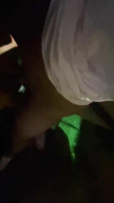 Jasmine backshots in public