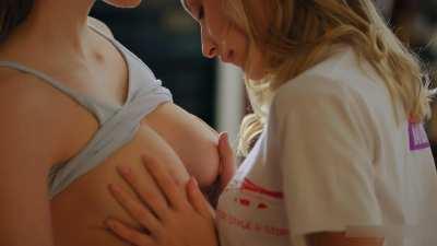 [r/breastsucking] making love with boobies