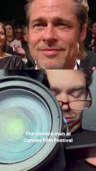 The camera man at Cannes Film Festival