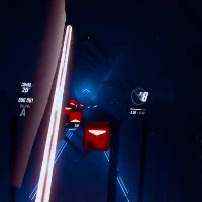 After 2 weeks of attempting I finally beat Spin Eternally Expert with the Super Fast Song Modifier.