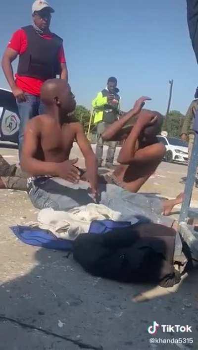 This is how they treat thieves in Africa