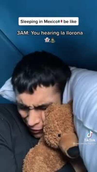 Trying to have a good nights rest in Mexico