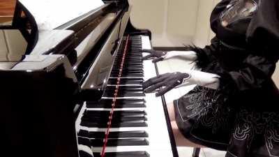 NieR: Automata Weight of the World & Vague Hope - Cold Rain 2B Cosplay Piano Cover!