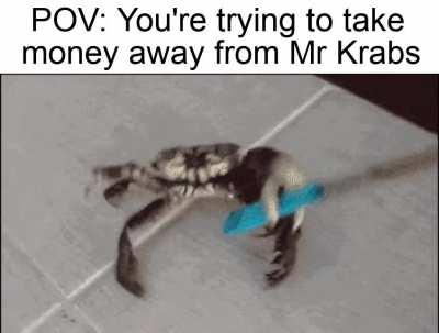 Stay away from me money!