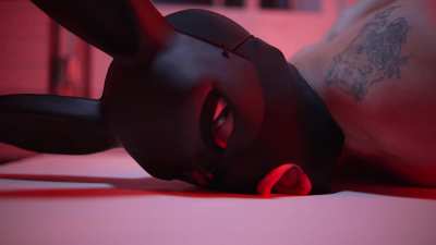 Good submissive bunny gets a carrot 🥕🐰😈