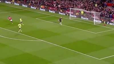 Assist a magician from Roney ends with a super goal for Van Persie