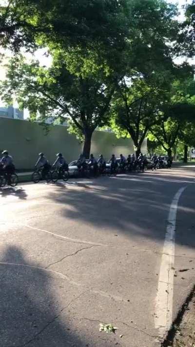 Police patrolling in northeast