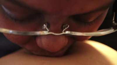 Lesbian Ebonys Blow raspberries on each other 🥰❤