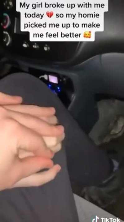 A shoulder to cry on