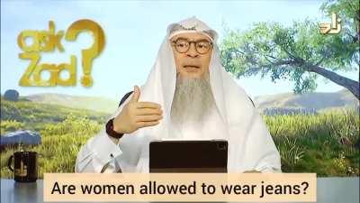 Women shouldn’t wear jeans even inside their homes, to avoid seducing their brothers/father