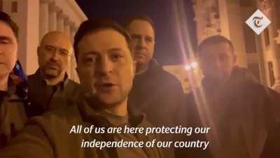 Tomorrow marks 1 year since this war started. There have been many pivotal moments. This video from the 25th of February 2022 was one of them. A very powerful demonstration of Solidarity and Unity. Slava Ukraini - Heroyam Slava.