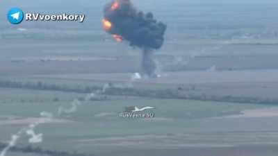 RU POV: Better video of the Ukrainian SU-24 being shot down - but w/out obstructing watermark
